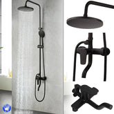 MODERNI BLACK TUŠ SET 3U1 SA VIŠE FUKKCIJA ŠPRICANJA Top Proizvodi