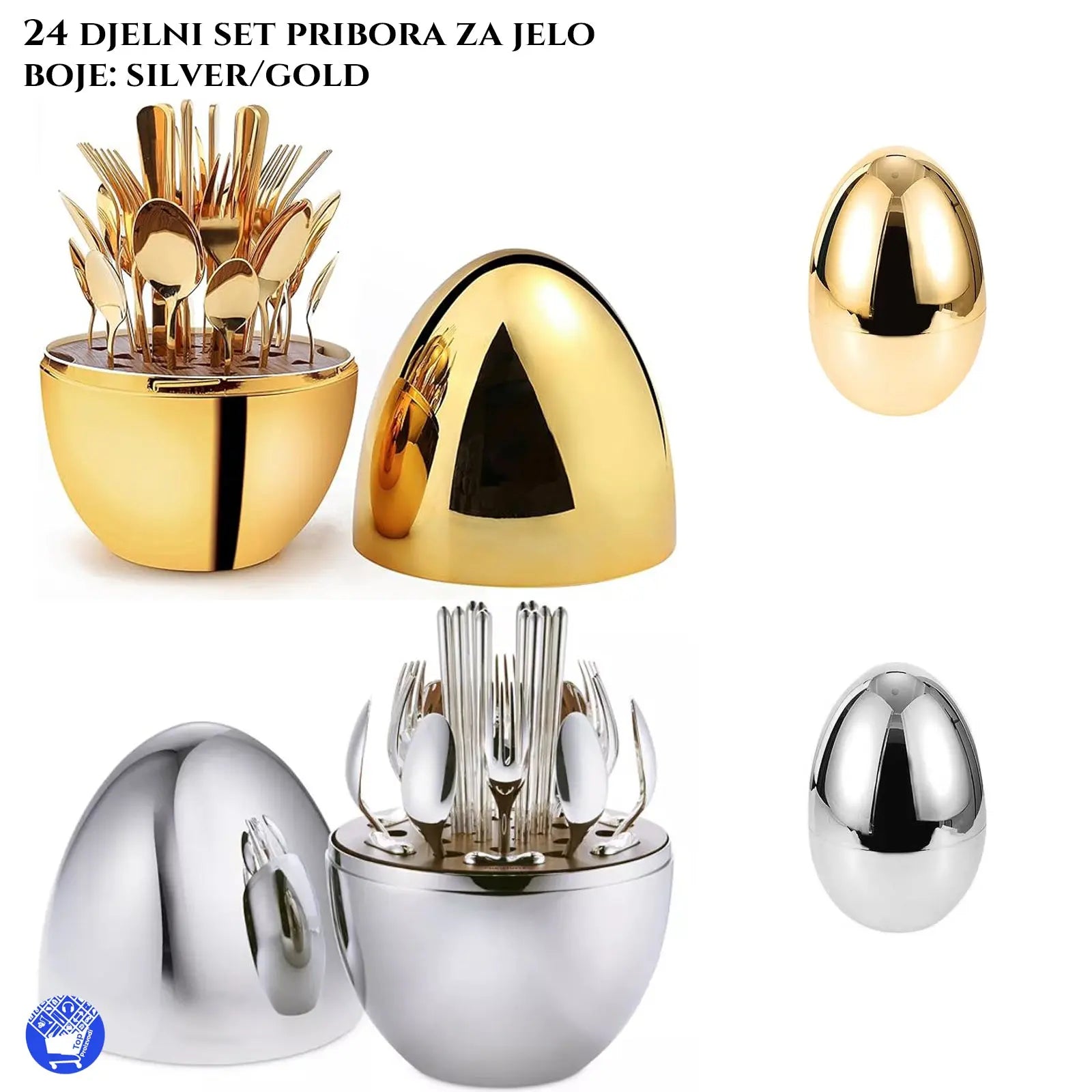 24 DJELNI SET PRIBOR JAJE Outlet Prodaja