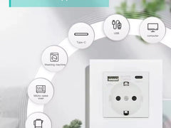 Dual zidna utičnica (USB + C) Outlet Prodaja