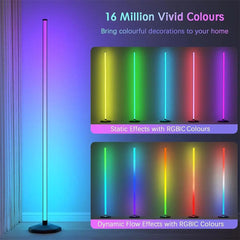 KUTNA RGB LAMPA 120CM SA DALJINSKIM I APLIKACIJOM Outlet Prodaja