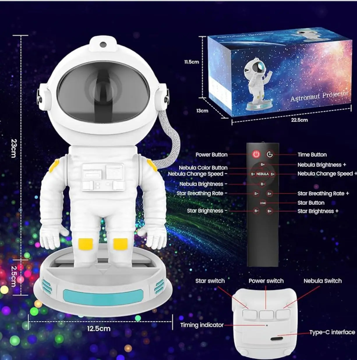 PROJEKTOR GALAKSIJE ASTRONAUT Outlet Prodaja