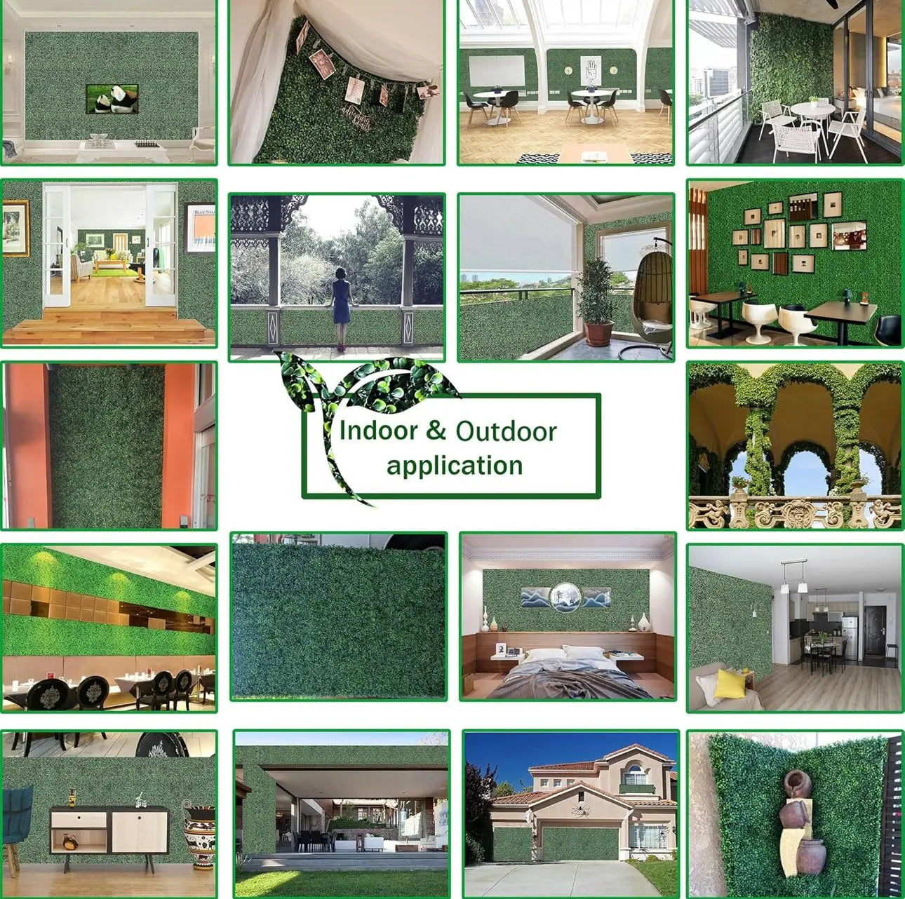 Premium umjetnu ogradu Green Outlet Prodaja