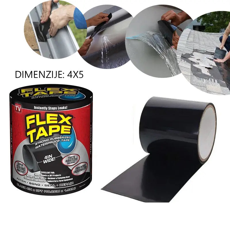 SUPER MOĆNA FLEX TRAKA GUMIRANA VODOOTPORNA 4X5 Top Proizvodi