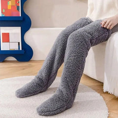 Ultra Mekane Dugačke Zimske Čarape - 55 cm Outlet Prodaja